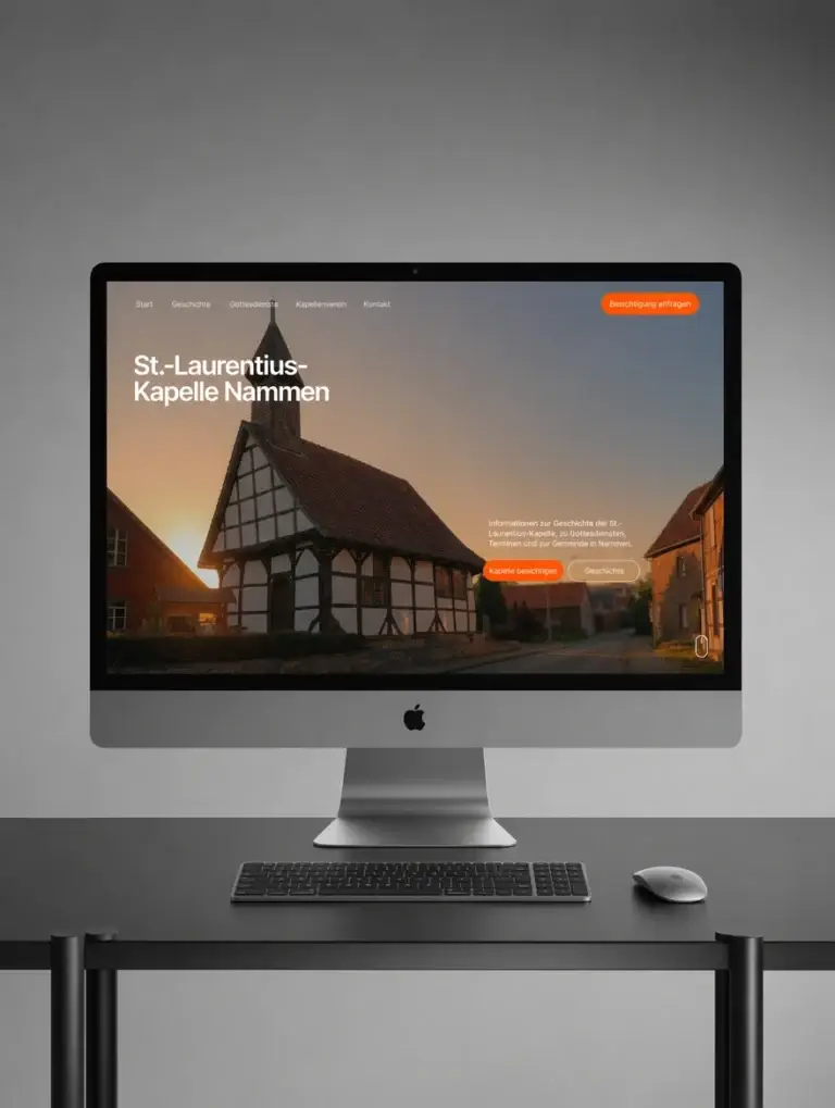 Vorschau der Website Laurentiuskapelle Nammen