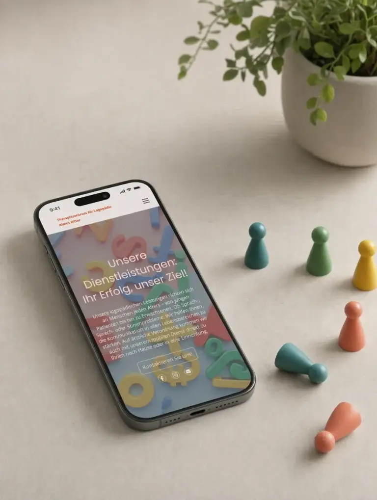 Mobile-Vorschau der Website Therapiezentrum für Logopädie Almut Ritter